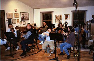 Yes, it's a real string section!